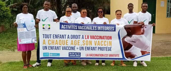 Merci à tous les mobilisateurs sociaux qui s'activent pour informer les populations sur la tenue d'une campagne nationale de vaccination du 04 au 13 juillet sur tout le territoire gabonais. 
Ces messages importants sont à retenir 👇
#LesVaccinsSontEfficaces
#LesVaccinsMarchent