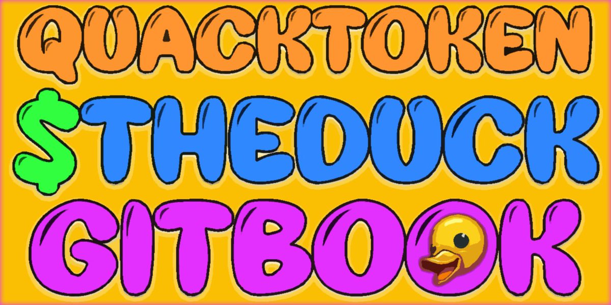 Quack_Token's tweet photo. πCheck our freshly made Gitbook for information and tutorials!
https://t.co/baavLoyDH3
#ETHEREUM #TOKENLAUNCH #ETHGEM #LAUNCH #THEDUCK #QUACKQUACK #BOOM #BULLISH #PUMPIT #MoonSoon #THEDUCKSQUAD #QUACKTOKEN #memetokens #UNISWAP #ETH #BTC #PROXY #PROXYWALLET #DEFI #DEFIBYPROXY https://t.co/Gu81rXpidq