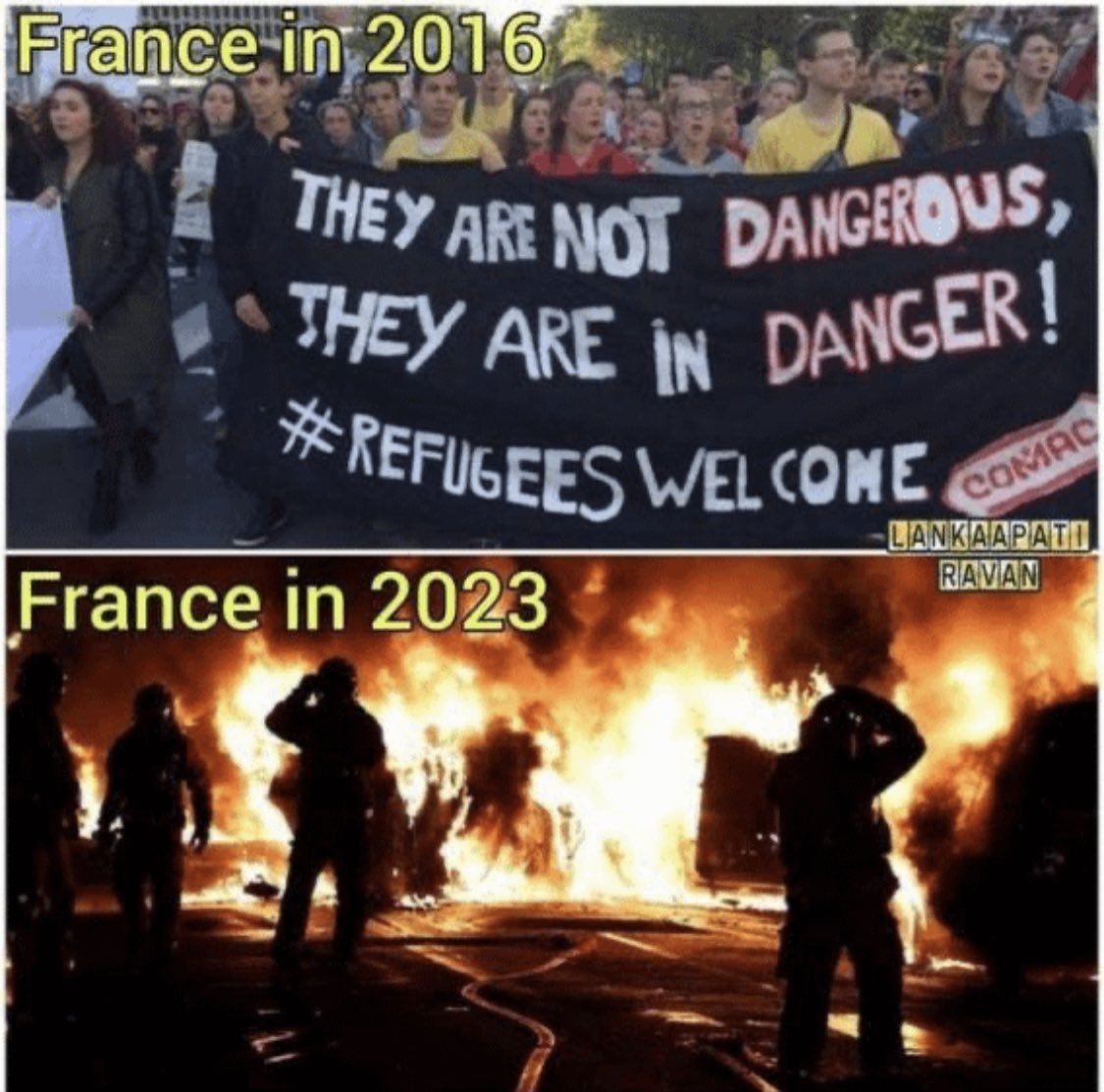 #FranceRiots