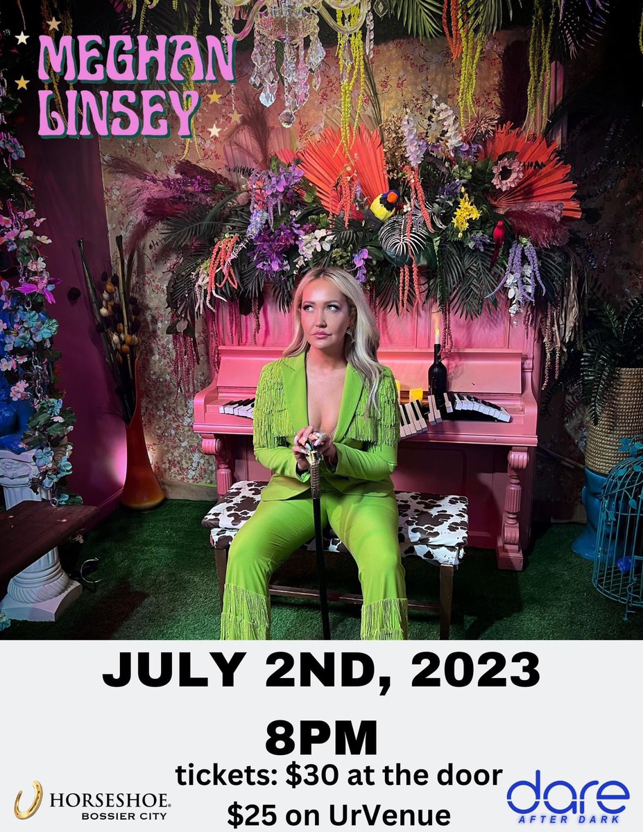 .<a href="/meghanlinsey/">Meghan Linsey</a> performing tonight 8pm!! 🎶 💕 😎