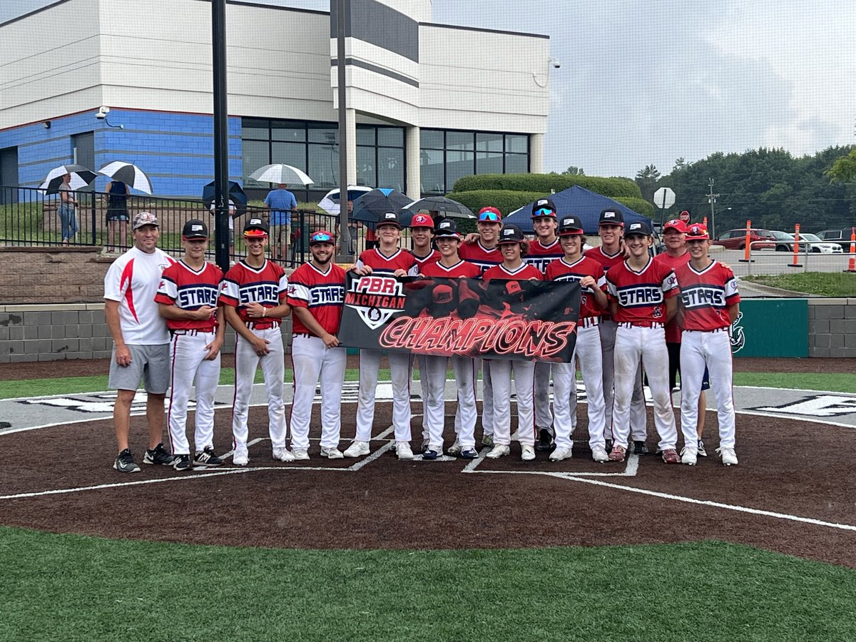 Detroit Metro Stars 2024's & 2025's (@metrostars24_25) on Twitter photo Game 6 PBR Great Lakes Invitational Championship
W 9-5 vs Diamonds
<a href="/TylerMarx16/">Tyler Marx</a> 4.0IP 3K, 1-2, 3B, 2 RBI
<a href="/MasonPilarski/">Mason Pilarski</a> 3.0IP 0H, 0ER, 4K
<a href="/csimms914/">Cameron Simms</a> 2-3, 2R, RBI, SB
<a href="/GiuseppeBadal15/">Giuseppe Badalamenti</a> 2-3, R, SB
<a href="/DominicGadlage/">Dominic Gadlage</a> 1-2, 2RBI
@samzolwinski 1-1 pinch hit
<a href="/DMetroStars/">Detroit Metro Stars</a> Game 6 PBR Great Lakes Invitational Championship
W 9-5 vs Diamonds
<a href="/TylerMarx16/">Tyler Marx</a> 4.0IP 3K, 1-2, 3B, 2 RBI
<a href="/MasonPilarski/">Mason Pilarski</a> 3.0IP 0H, 0ER, 4K
<a href="/csimms914/">Cameron Simms</a> 2-3, 2R, RBI, SB
<a href="/GiuseppeBadal15/">Giuseppe Badalamenti</a> 2-3, R, SB
<a href="/DominicGadlage/">Dominic Gadlage</a> 1-2, 2RBI
@samzolwinski 1-1 pinch hit
<a href="/DMetroStars/">Detroit Metro Stars</a>