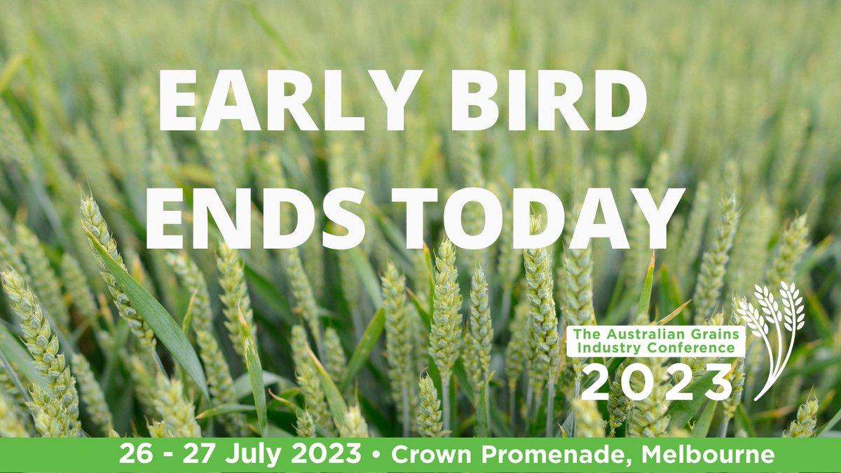 AUSGRAINSCONF's tweet photo. #AGIC23 is less than a month away. We have an inspiring line up of speakers & Senator The Hon Murray Watt, Minister for Agriculture, Fisheries and Forestry
Minister for Emergency Management will provide the opening address. EB ends today so register at https://t.co/RWVUkue7kc https://t.co/NXz7YzGqGh