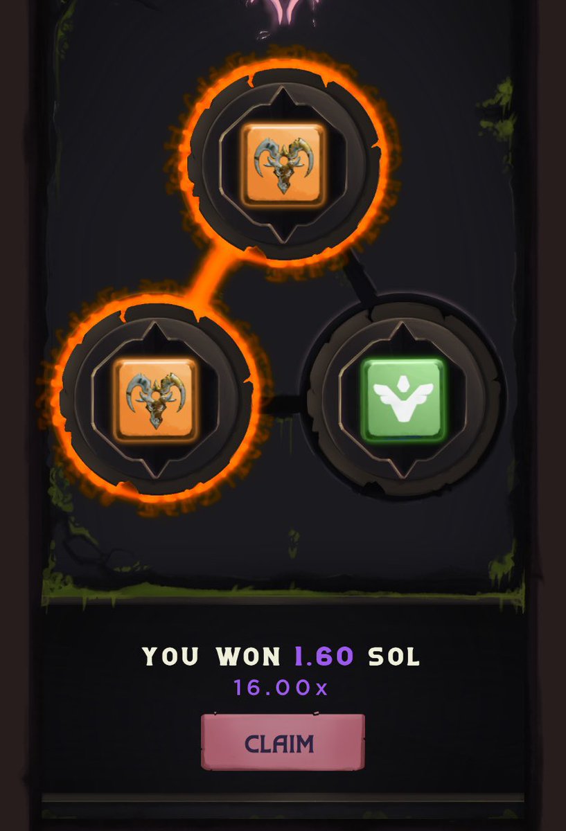 Sollance3's tweet photo. @NekkroNFT I just got a 16x multiplier on DegenSpin! I fucking love this game! 

GMw4EA7KGyXjv47EHTrsb4d2r9KjPD8GhupxYHtypx3 https://t.co/S4SlVK4QbL
