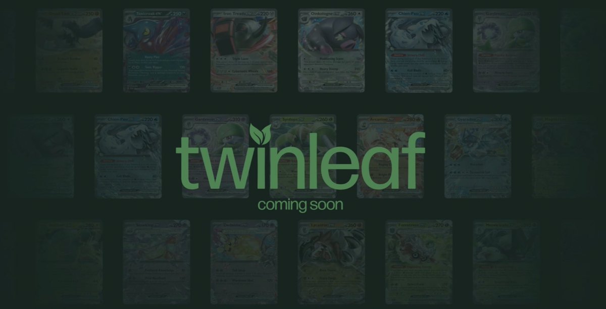 Proud to announce the Pokémon TCG project, Twinleaf! I tweeted before about creating a TCG sim for Pokémon and we’ve managed to assemble an insane team to be able to build one. Updates will be over at @twinleafgg and the site will be at twinleaf.gg 🙌🏻 This is a