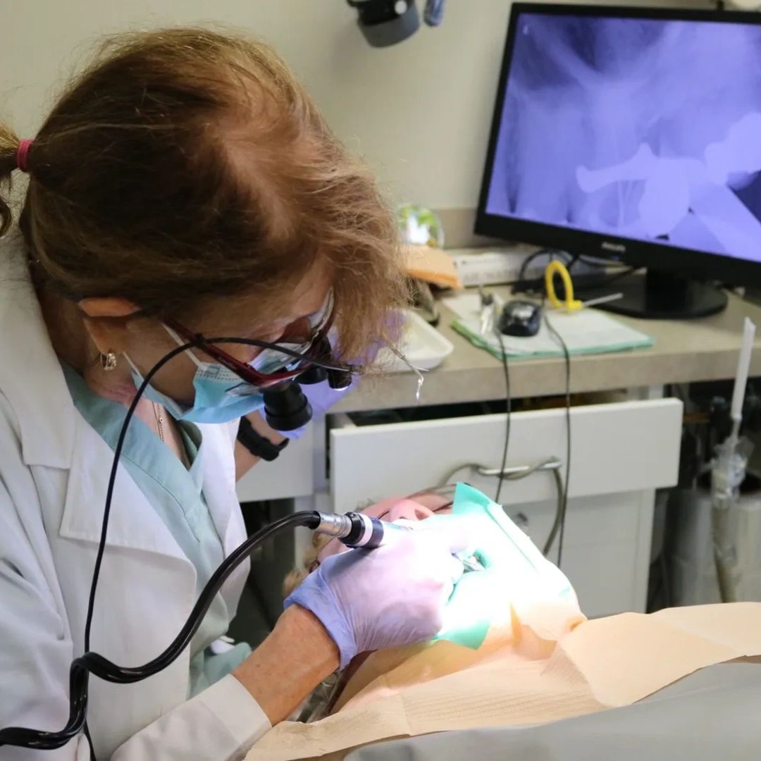 Did you know that lasers can be used in endodontic procedures to clean and disinfect the root canal? It's a safe and effective way to eliminate bacteria and improve the success rate of treatments. #endodontics #lasertechnology #oralhealth