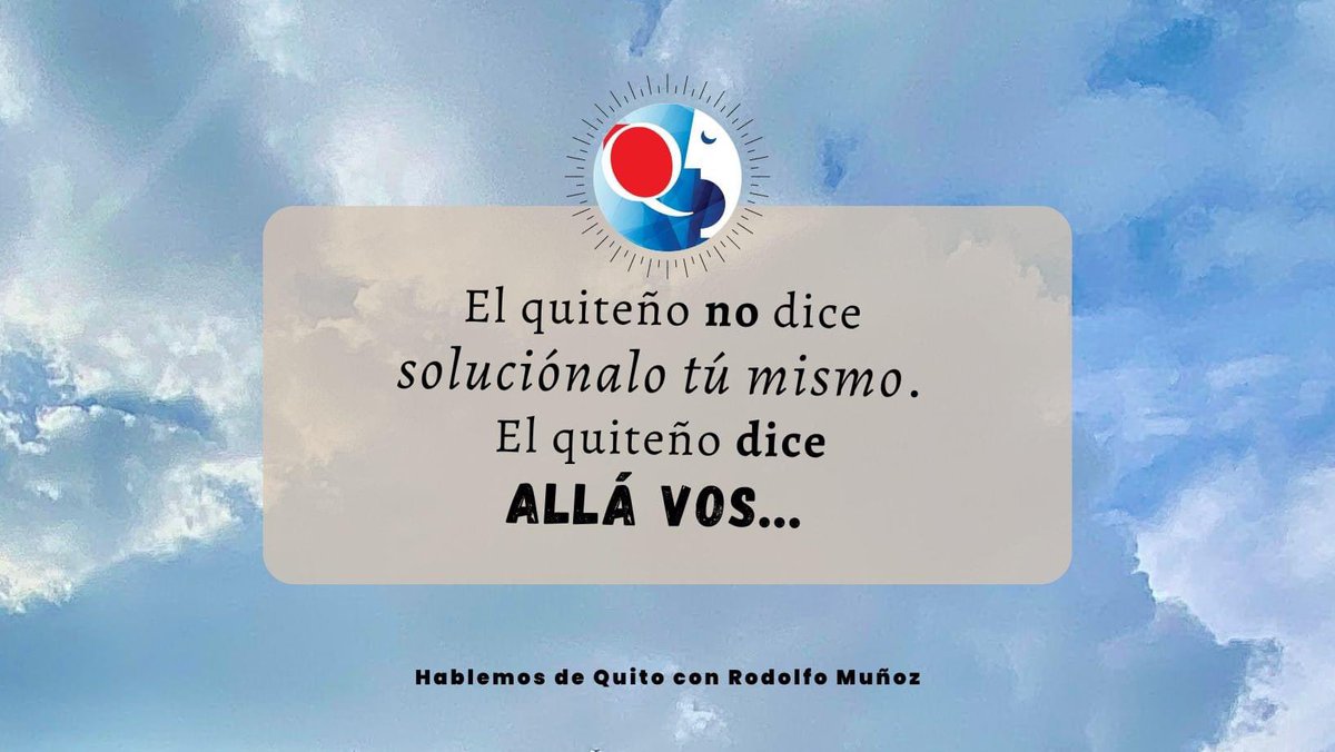 ¿Conoces otra manera de decir lo mismo?

#Quito #quiteños #Ecuador2023