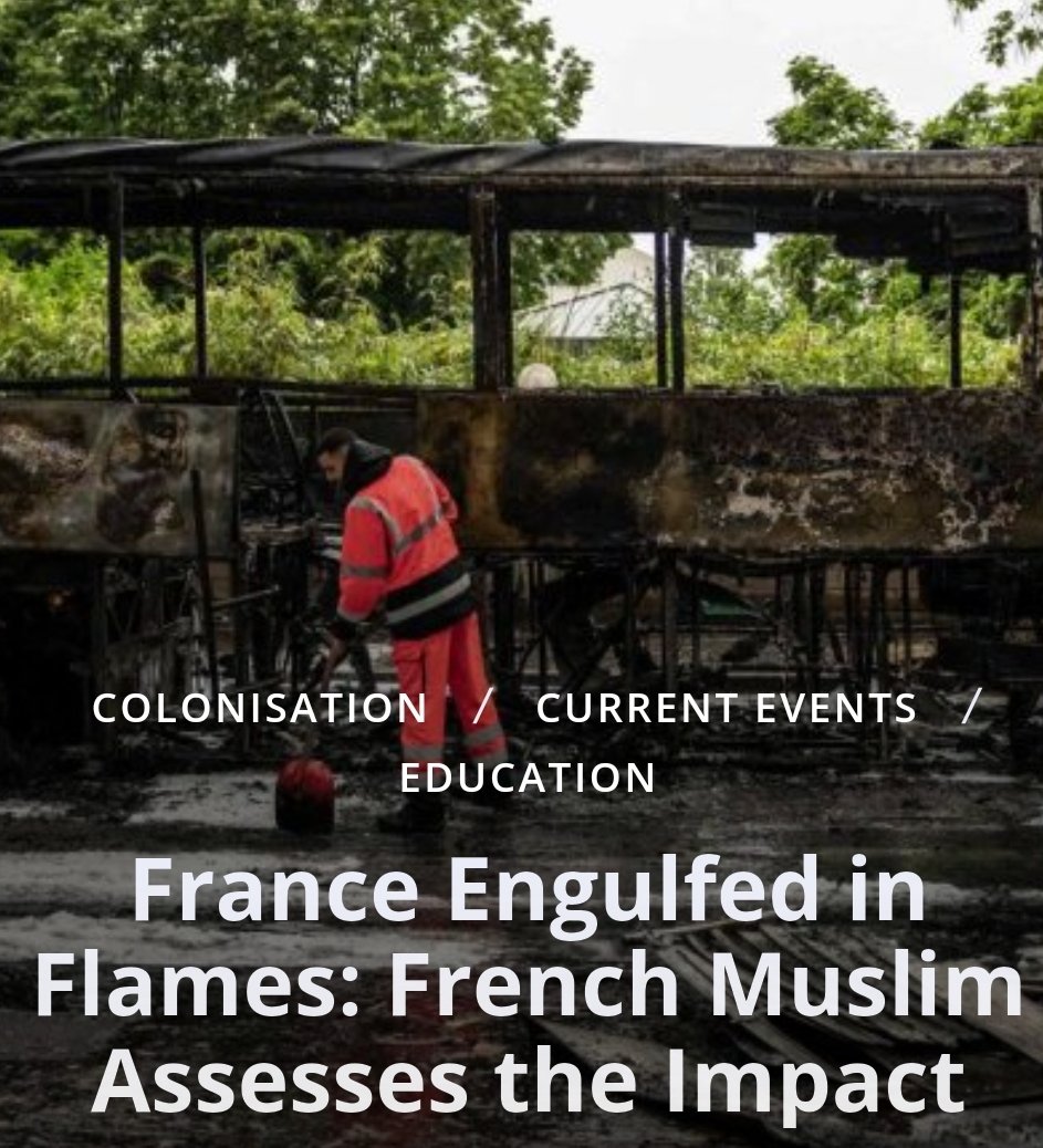Haqiqatjou's tweet photo. Important take on France: https://t.co/2qFWkC0jvQ https://t.co/4joCF2K4CS