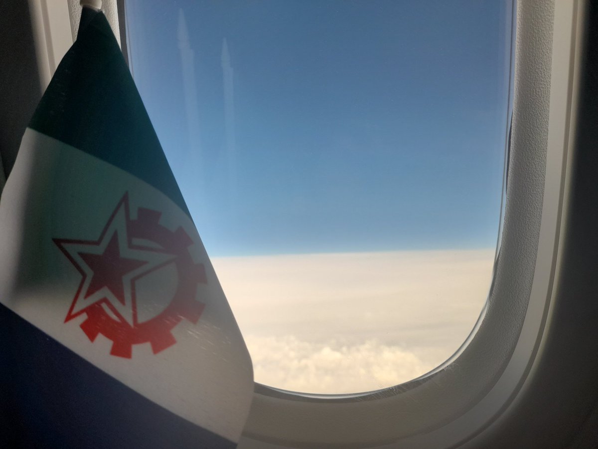 OfficialCoinin's tweet photo. Supreme Leader General Admiral takes off from Dublin to Chicago as a stopover to his destination in California using a first class ticket. 

Beat that, Slowjamastan!

#micronation #coinin 
@slowjamastan https://t.co/Hu6DIw59Qs
