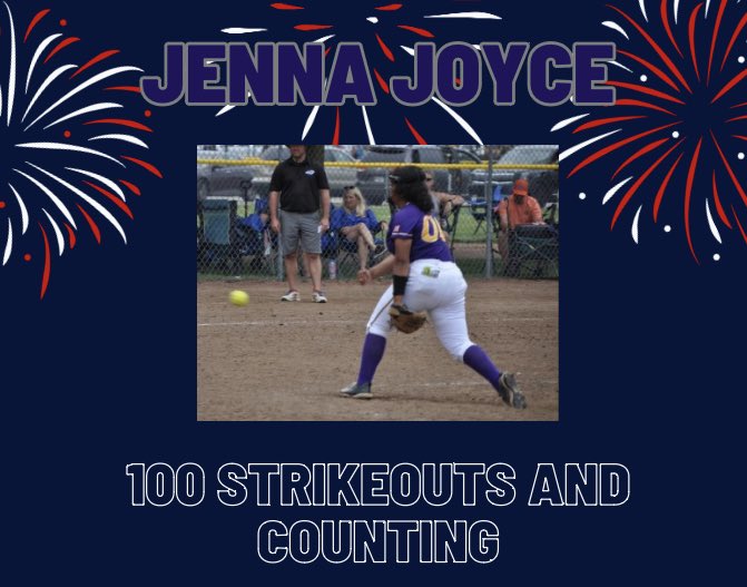 We finished the PGF Midwest Firecracker as #1 in our pool of older teams but bracket play was cancelled. We went 4-1 with many good things happening! Next up is “Fire in the Sky!” To end our season! @jennajoyce2027 collected her 100th strikeout on the season