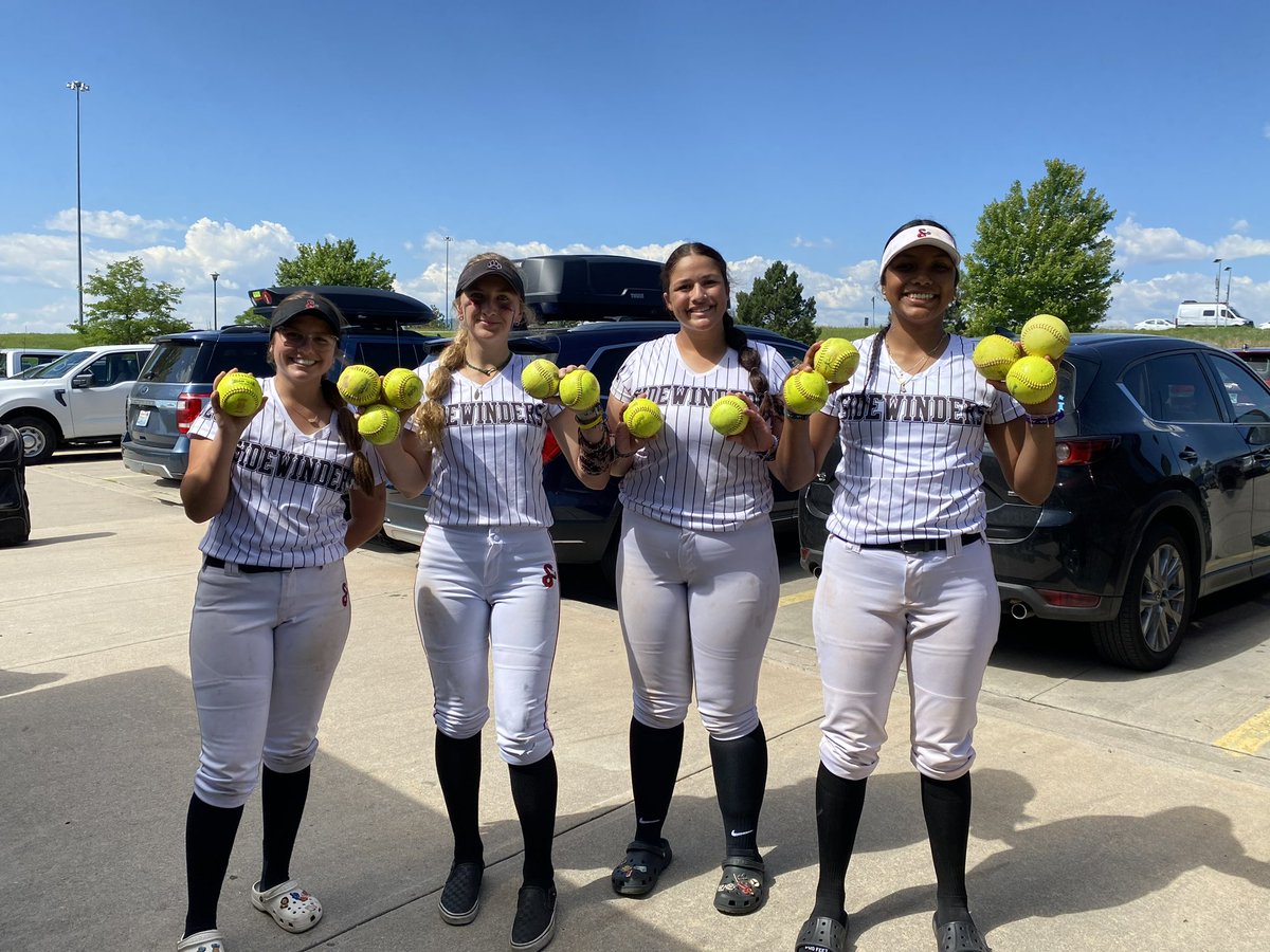 _stephanyolivas's tweet photo. some of my hits from colorado. finishing the week with 5 homeruns. me and my teammates also had a combined 13 homeruns this tournament!!! @rylen_b @UNDsports @USASoftball @UCLASoftball @OU_Softball @ASUSoftball @ArizonaSoftball https://t.co/PlfZ1YPtMu