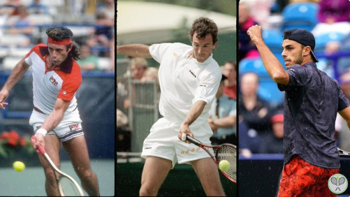 Toptenis's tweet image. #Dato Un total de 4 títulos de 🇦🇷 sobre hierba
@GuilleVilasOK 👇 
#Masters '74
@AustralianOpen '78 y '79
@javifranatenis 👉 #Notthingham '95
@FranCerundolo 👉 #Eastbourne '23

📸 @Tiempodetenis1 

@Wimbledon @atptour @JoaqunJohnston1 #Wimbledon