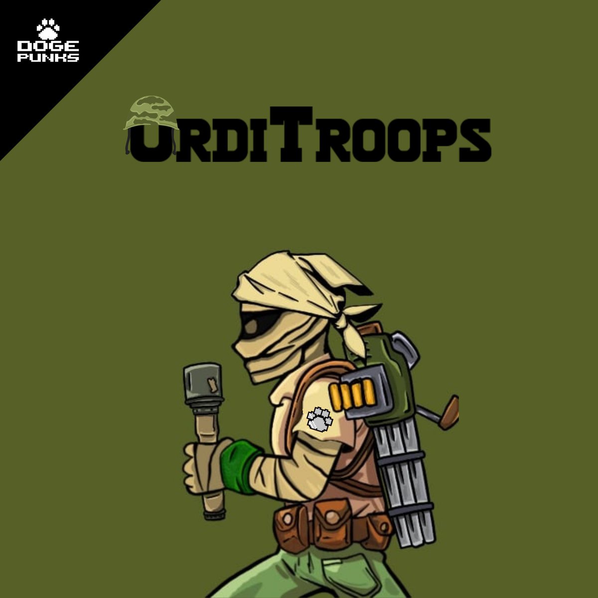 🪖OrdiTroops By <a href="/RAF_BTC/">RAF</a> 🤝 of <a href="/DogePunksBTC/">DogePunks</a>.

OrdiTroops is currently the highly anticipated test-launch that is revolutionizing the G-BRC721 standard.

2 WL Spots:
Like/RT this tweet and tag 2 friends
Follow <a href="/cicero_sats/">Cicero</a> <a href="/Conclave_io/">Conclave</a> 
Join their Discord: discord.gg/JndSneB4Ps