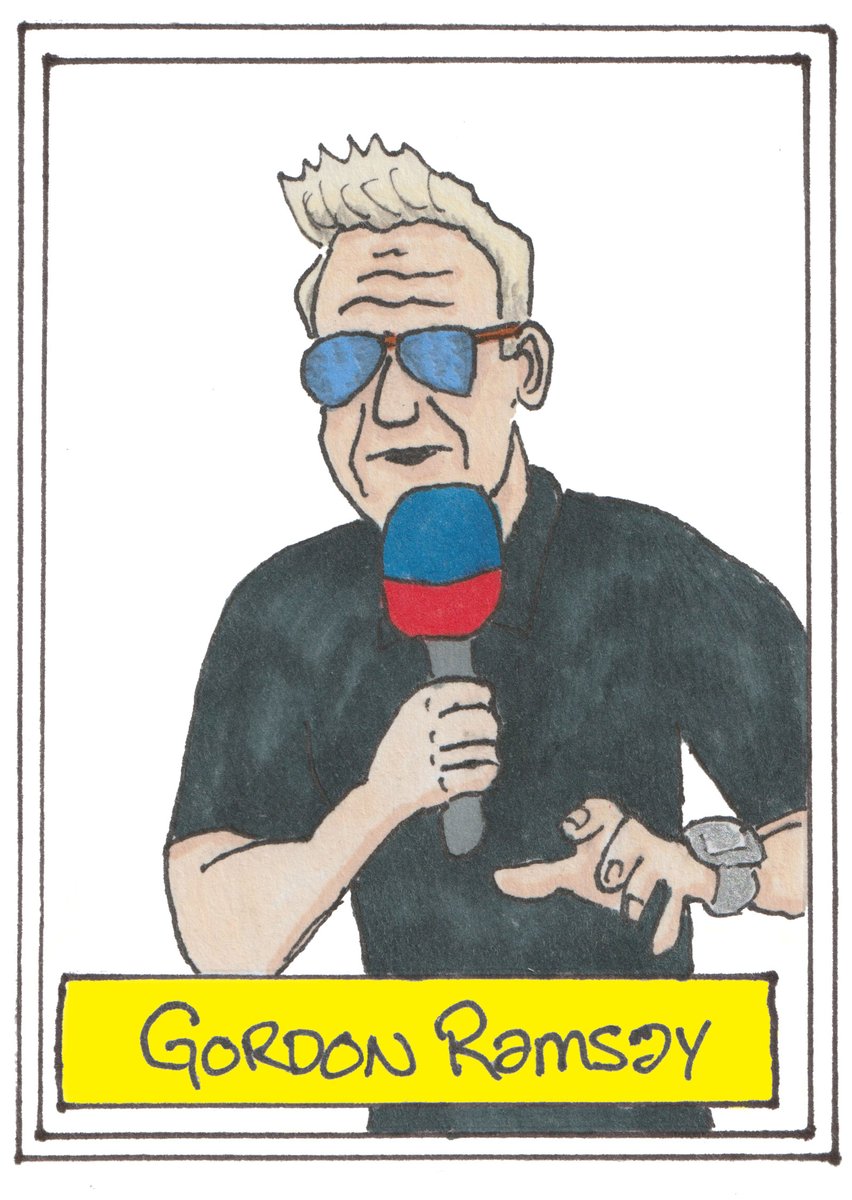 badlydrawnf1's tweet photo. Gordon Ramsay at the Austrian GP #F1 #BDF1 #AustrianGP @GordonRamsay https://t.co/ZR1Q5fsgmW
