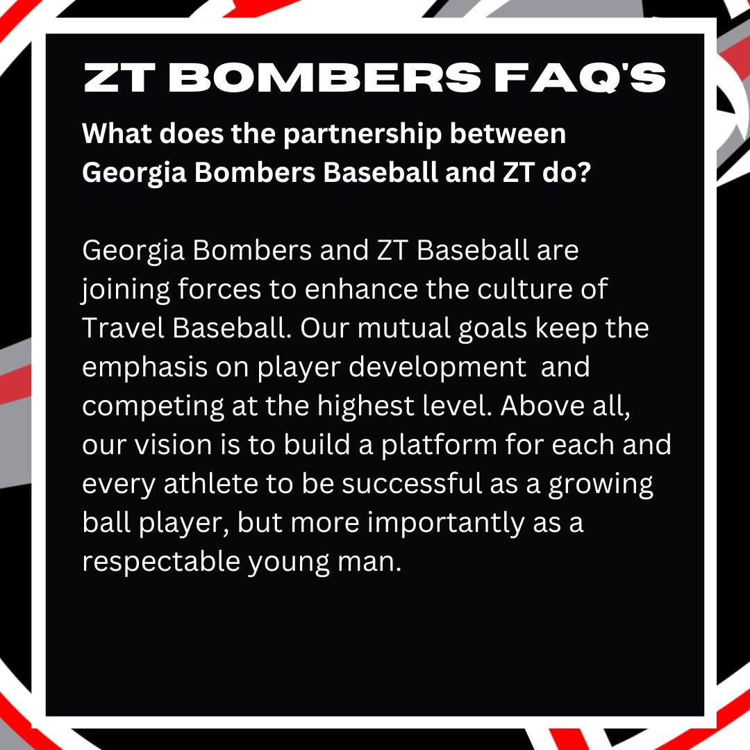 GeorgiaBombers's tweet photo. 💥‼️HUGE ANNOUNCEMENT‼️💥#GeorgiaBombers #ZTBaseball #ZTBombers #LFG #WeGotDudes @MarucciDugout @BombersAlvarez @nblount41 @lhpuncmlb @kmerson11 @_TWbaseball https://t.co/DiosMzlzVI