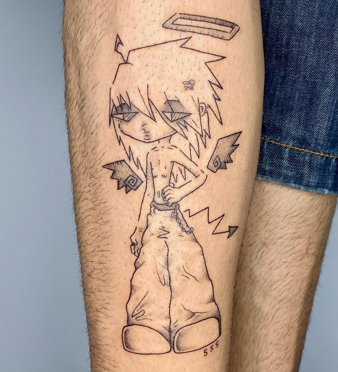 555morg's tweet photo. my designs tattoed by @/alu3ink on ig !!! https://t.co/JlQT6aVDWu