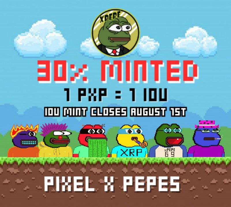 🤡 RIPPLE CLOWNS &amp; 🐸xPEPENFT
#NFT #Giveaway

🎁 2 Winners!
🐸 2 PXP = 2 Pixel X Pepes (1 Each)

🥇To win:
FOLLOW <a href="/xPEPENFT/">xPEPE🐸</a> &amp; <a href="/rippleclowns/">Ripple Clowns</a> &amp; <a href="/boringclowns/">Boring Clowns</a> &amp; <a href="/IhodlD/">iHodlD</a>

♻️Retweet
🔖Tag 3 frens  
🕐72 hours!

#XRPLCommunity #XRP #XRPL #XRPHolders #XRPArmy