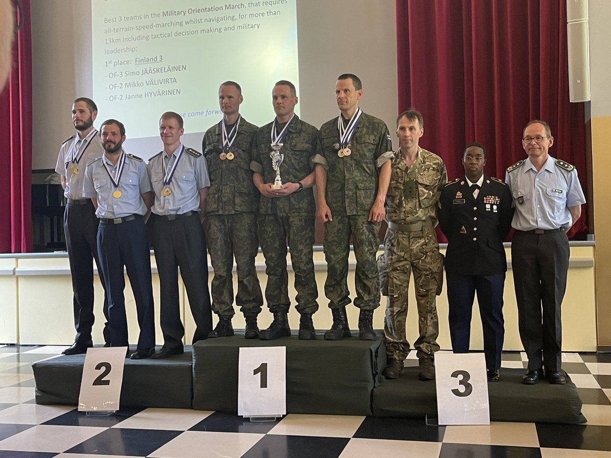 MarkkuJms's tweet photo. Last friday was memorable in many ways. A sad accident and a lot of emotional events.
Life goes on and lessons can be learned from the past for the future.
In summary, great working together and teamwork among all.
@Puolustusvoimat @reserviupseeri @reservilaiset #CIOR #MILCOMP https://t.co/GrvFGwTvje
