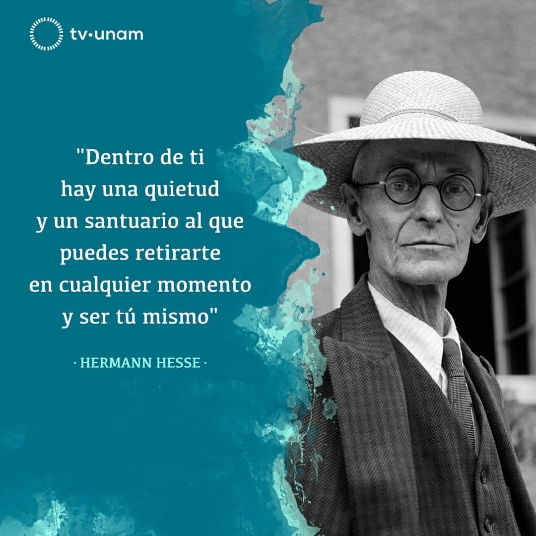 tvunam's tweet photo. Con una obra literaria que explora temas como la búsqueda de identidad, la espiritualidad y la condición humana, Hermann Hesse es una estacada figura de la narrativa alemana💫📖.

En su natalicio, lo recordamos con este texto.📔👉https://t.co/OkfriefgIR https://t.co/ebia8w4qbW