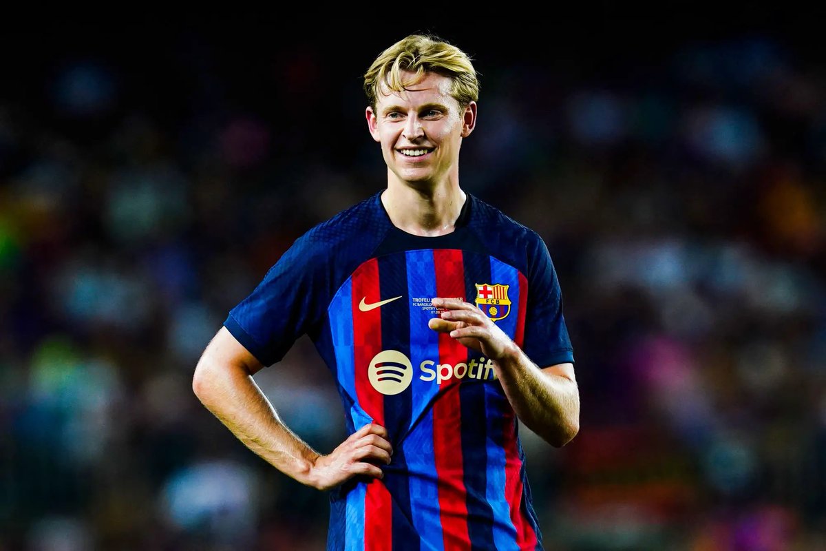VisionBlaugrana's tweet photo. FÉLICITATIONS à De Jong qui attend son premier enfant ! 👶🏼💙❤️ https://t.co/h7W3ANtTT4