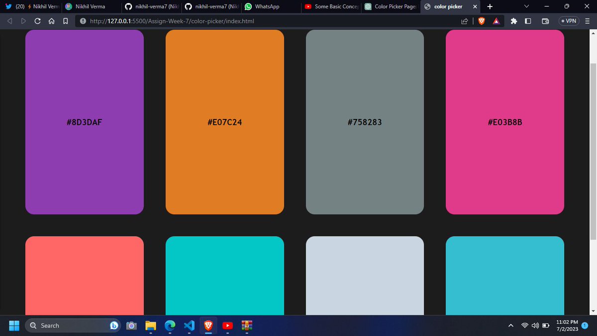 nikhilxtech's tweet photo. Day-43✅🚀
🟢using the RGB color model. Feel free to use these points and corresponding to enhance the user experience on your page!

#100DaysOfCode #learnInPublic https://t.co/9SBLhHJM0R