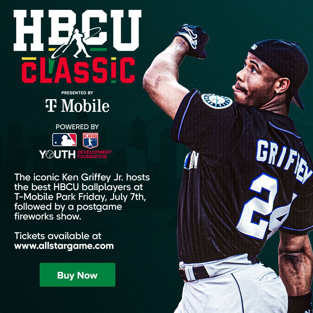 The 2023 MLB All-Star week in Seattle is coming, and HOT wants to put you there. Join us and Ken Griffey Jr. for the HBCU Swingman Classic on Friday, July 7th at T-Mobile Park. Listen all weekend for the codewords to win a 4 pack of tickets.