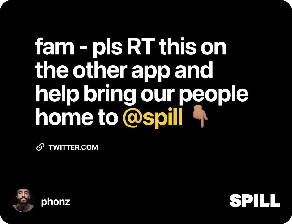 Check out a spill at spill.com/s/01H49C2JTCJG…