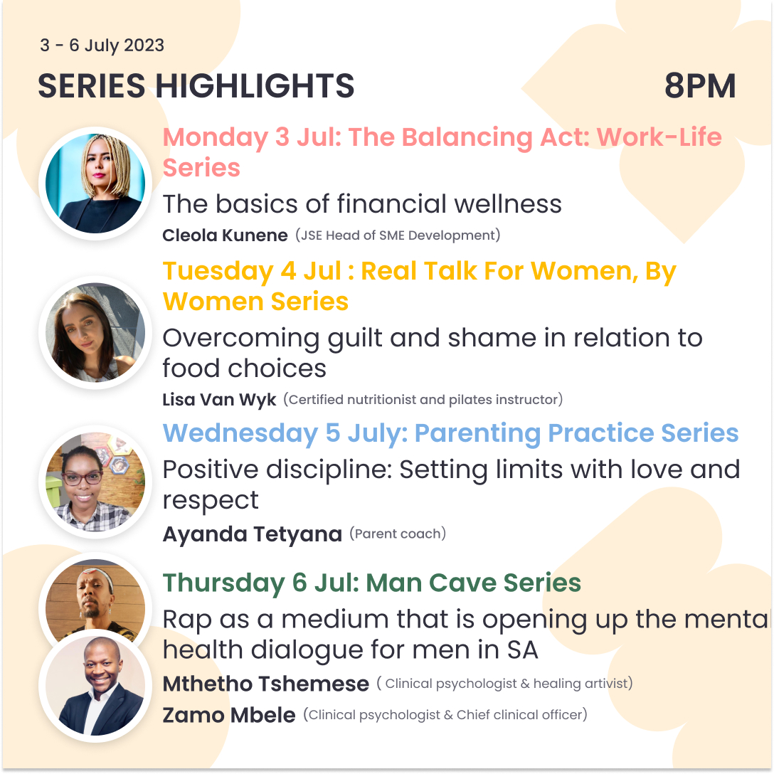 octoberhealth's tweet photo. Find a safe and supportive space to discuss mental health topics with like-minded individuals. Our daily forest sessions runs from 8am-10pm. These are this week's highlights πΌ
Join us in the forest- https://t.co/f8RBoYlX03Β
#mentalhealthawareness #joinpanda https://t.co/xVmCtsb8XQ