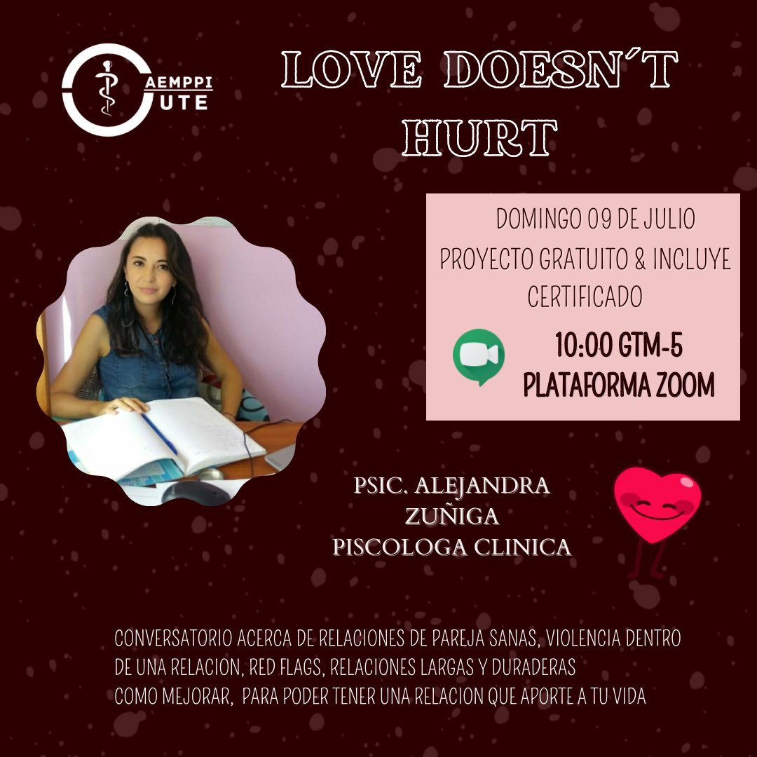 AemppiUte's tweet photo. El comité de SCORA te invita:
“Love doesn't hurt                                   
Domingo, 9 de julio del 2023 a las 10:00 AM hrs

https://t.co/jQVeBgcA4h https://t.co/iTqUjRTwyO