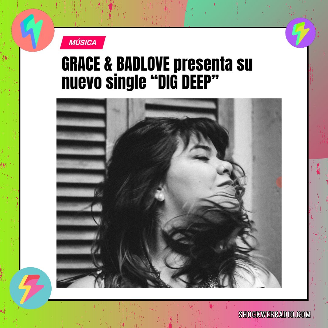 🎵🔥 GRACE &amp; BADLOVE llegan con su nuevo single “DIG DEEP”, una joya musical que no podés dejar de escuchar. ¡Hacé clic y adentrate en su universo! 
shockwebradio.com/musica/grace-b…

#DigDeep #GraceAndBadLove #soulmusic #musicaargentina #músicaargentina #shockwebradio⚡️
