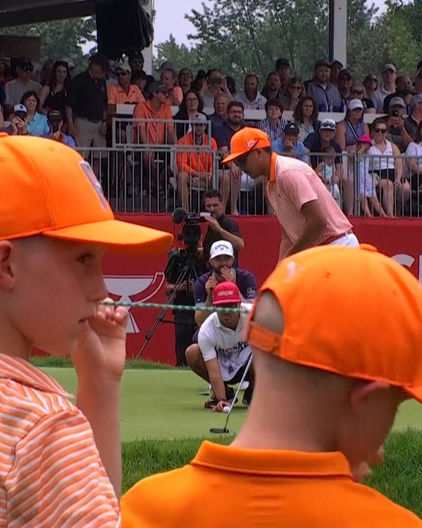 PGATOUR's tweet photo. All-in for Rickie 🧡 https://t.co/kZUHka4bIu