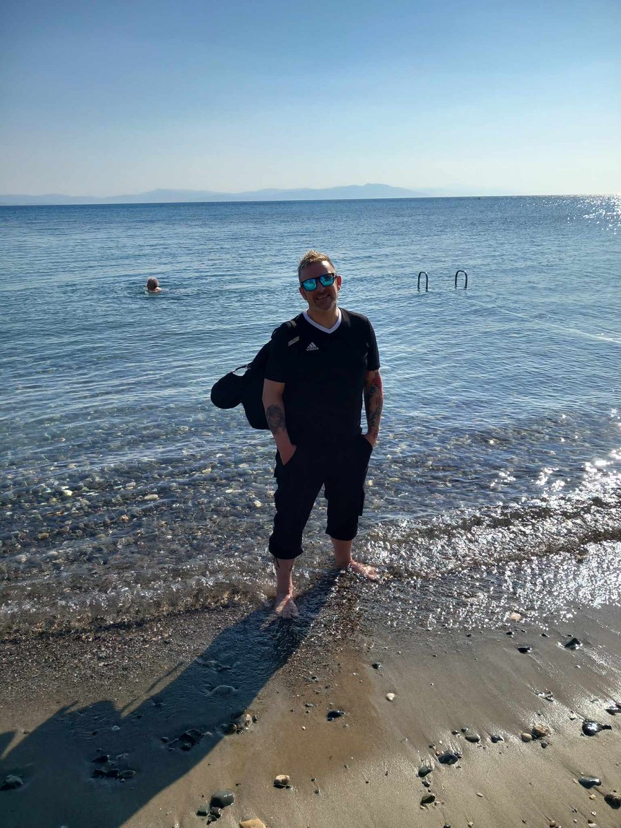 welshfreak's tweet image. #Kos beach for early morning swimmies  🏊‍♂️  #Greece 💙 🇬🇷 #sweltering