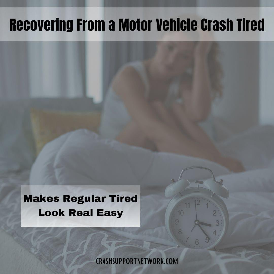 Crashsupportnet's tweet photo. The recovery journey is hard as we try our best to navigate through so many challenges. How many would agree that recovering from a motor vehicle crash tired makes regular tired look easy? #recoveryishard #recoveryjourney #crashsupportnetwork #recoveringfromamotorvehiclecrash https://t.co/EScUnYcTR3