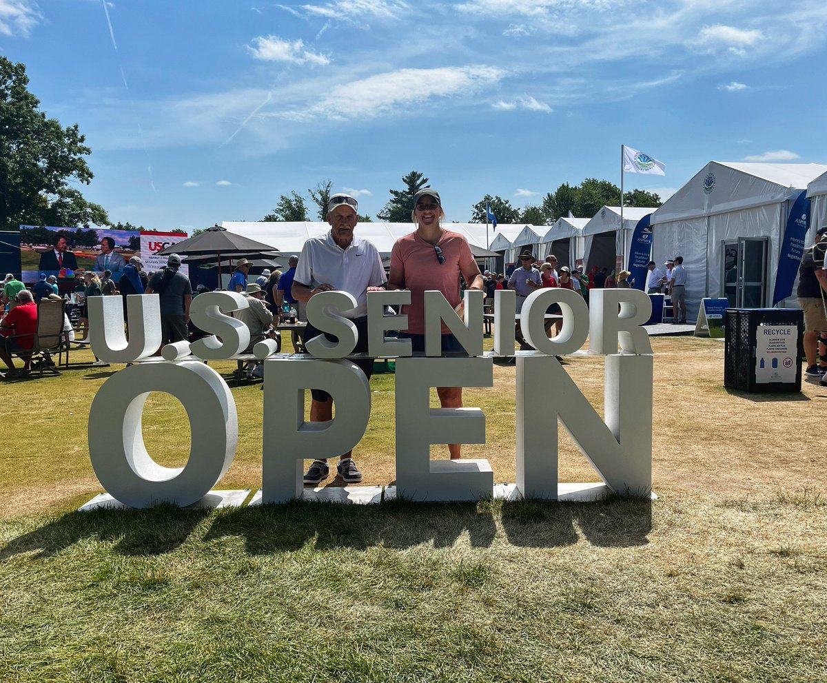 In for a fun day at the U.S. Senior Open! 

#USSeniorOpen #TeamStricker