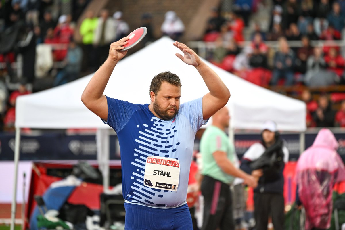 Drama in the discus! Daniel Stahl almost throws 70m in the Final 3 but steps out of the ring, which means that Kristjan Ceh extends his #DiamondLeague winning streak to 8 in a row. #StockholmDL 🇸🇪´ 📷 @matthewquine 📷 Thomas Windestam