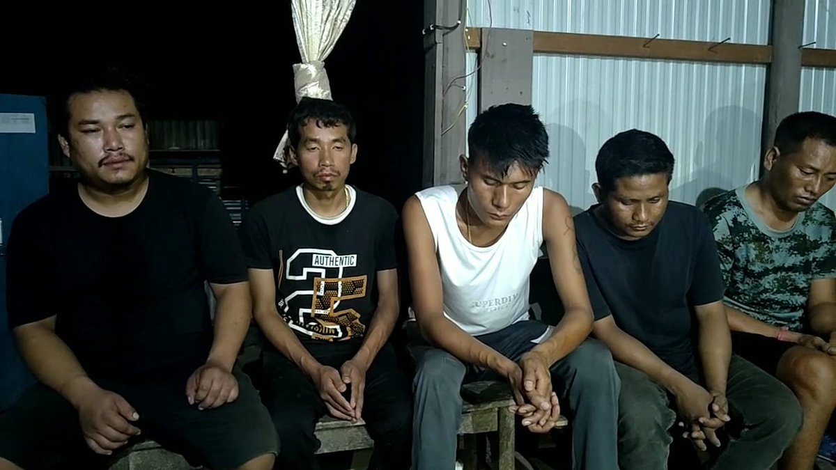 SiamPhaipi's tweet photo. #Manipur: To send a message of Ending violence, Kuki volunteers release five Meitei arrested individuals

By THJ Correspondent 
July 2, 2023

In a heartening incident which could hopefully encourage both the warring communities in Manipur to shun violence and embrace a peaceful path, Kuki volunteers released five Meitei alive without any harm to send a message to end the violence in the state.

According to the Kuki volunteers at Gwaltabi under Saikul Police Station in Saikul Sub Division in Kangpokpi district apprehended five Meitei individuals who were mechanic by profession with a few of them linked with the Arambai Tenggol yesterday June 1 afternoon at around 2:00 pm.

The five Meitei individuals from different places in Imphal came to the red zone/sensitive zone at Gwaltabi Kuki village to spy on us but we have managed to apprehend them, said the volunteers.

The volunteers continued that we have interrogated them thoroughly and many sensational information have been revealed by them which we have video recorded.

According to their revelation, the mastermind of the present Manipur’s wide-scale violent crisis is Chief Minister N. Biren Singh, and many of the Meitei communities are also against this violence.

He [N. Biren Singh] is a failed Chief Minister and he has also already lost in the war, the volunteers said quoting the five Meitei individuals as saying.

The Kuki volunteers, then said, despite unearthing many sensational information and knowing the fact that some of them have a close link with the Meitei radical group, the Arambai Tenggol, we have decided to release them safe and sound, solely with an objective to send a strong message to the Meitei brethren to end their never-ending violent upon the Kukis.

We have an ethic even during war time that no women, children, aged persons and those captured alive during war time shall not be assaulted or killed, which we respectfully followed, said the volunteers.

The Kuki volunteers further said that even if they continued to attack us we bless the five individuals and handed over to the Jat Regiment deployed in the area to be handed over to their respective family at around 8:00 pm the same evening.

The volunteers said that despite knowing them that they are also part of the rioters we have released them in want of ending the violence and peace.

“For the sake of peace and ending the violence we have handed them to the Indian Army”, said the volunteers.

“We the Kukis are a peace loving community and we hope that our humanitarian and goodwill gesture will send a strong message to our Meitei brethren to end their unceasing violence upon us”, further said that volunteers.

One among the five individuals also expressed gratitude to the Kuki volunteers in particular and the Kuki community as a whole for their kindheartedness and goodwill gesture while urging the Meitei community to imitate the peaceful mindset of the Kukis and end the violence.