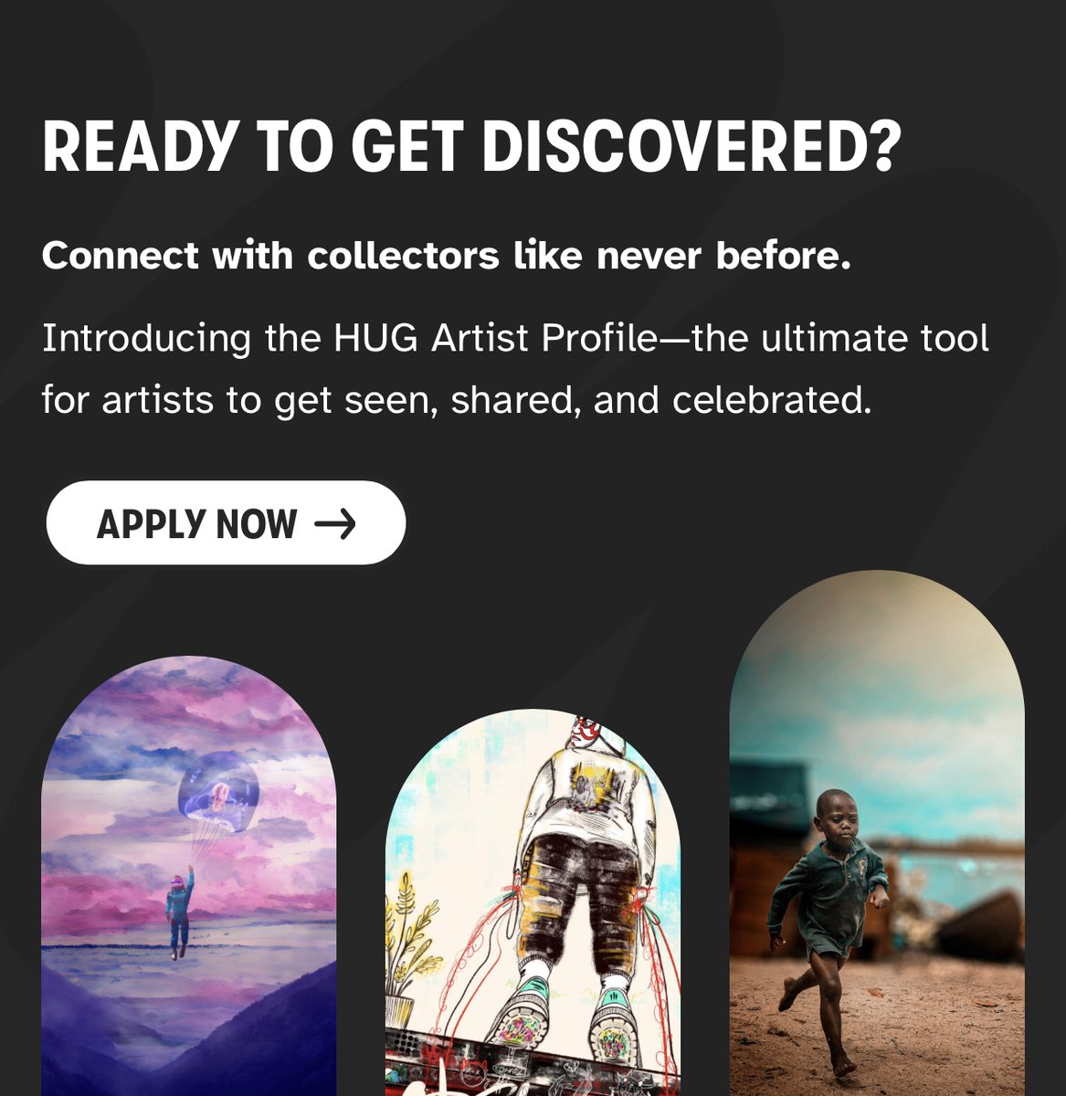 lilwldchld's tweet image. If you haven’t had a chance to apply to @thehugxyz yet and want to here’s my link
thehug.xyz/artist-applica…

I’d love to see you there. This is my page on Hug please give it a follow😊
thehug.xyz/artists/lilwld…

#twitterlimit