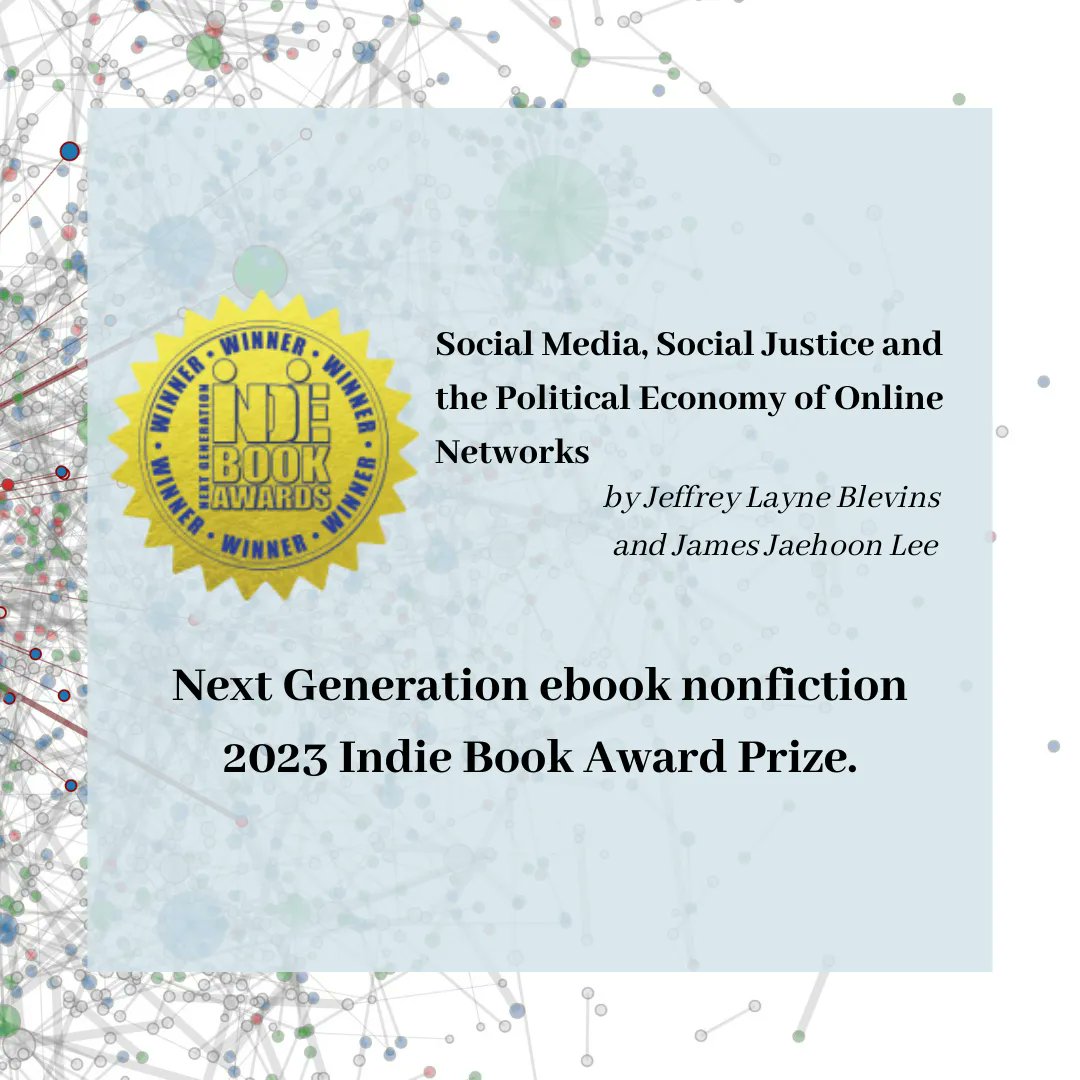 University of Cincinnati Press (@ucincipress) on Twitter photo 🎉 Social Media, Social Justice and the Political Economy of Online Networks wins Next Generation e-book  nonfiction 2023 Indie Book Award Prize 
#bookawards #openaccess #indiebooks 🎉 Social Media, Social Justice and the Political Economy of Online Networks wins Next Generation e-book  nonfiction 2023 Indie Book Award Prize 
#bookawards #openaccess #indiebooks