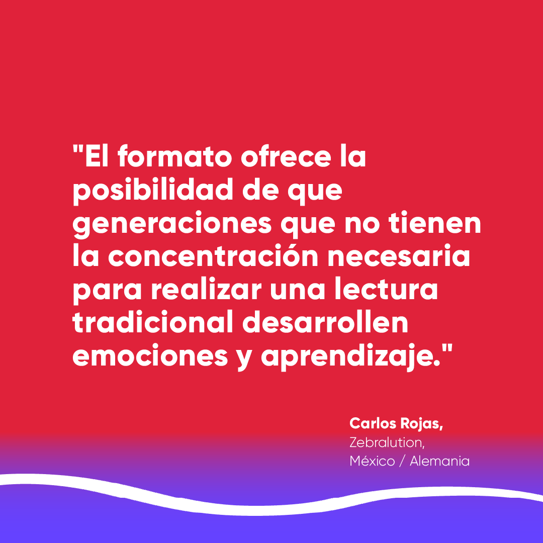 ContecMXOficial's tweet image. ¡Ven a #Contec!

Carlos Rojas (@ccarlosru), de @ZebralutionGmbH, ofrecerá la ponencia “Que nuestros audiolibros se escuchen ”, el 06 de julio a las 12:45 horas.

📍@ccemx 

📲Lee la entrevista completa aquí:
mcusercontent.com/6aa60df467ca0c…

#CONTEC2023 #BuchmesseEnEspañol @Book_Fair