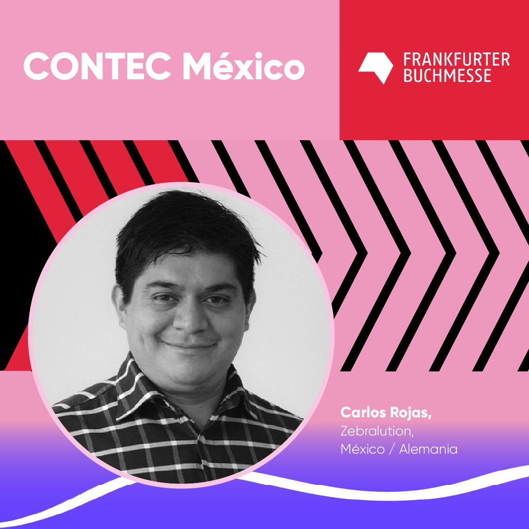 ContecMXOficial's tweet image. ¡Ven a #Contec!

Carlos Rojas (@ccarlosru), de @ZebralutionGmbH, ofrecerá la ponencia “Que nuestros audiolibros se escuchen ”, el 06 de julio a las 12:45 horas.

📍@ccemx 

📲Lee la entrevista completa aquí:
mcusercontent.com/6aa60df467ca0c…

#CONTEC2023 #BuchmesseEnEspañol @Book_Fair