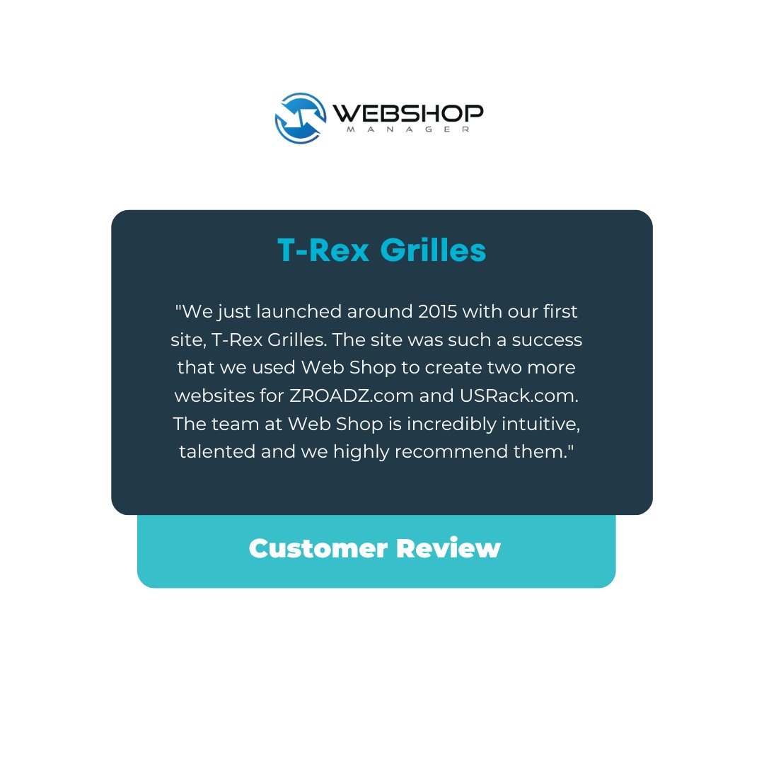 This is what partnership looks like, and we're proud to share our journey with T-Rex Grilles. 
#Ecommerce #WebDesign #AutomotiveIndustry