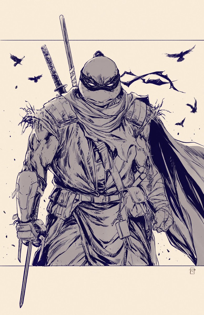 TMNT The Last Ronin warm up sketch #tmnt