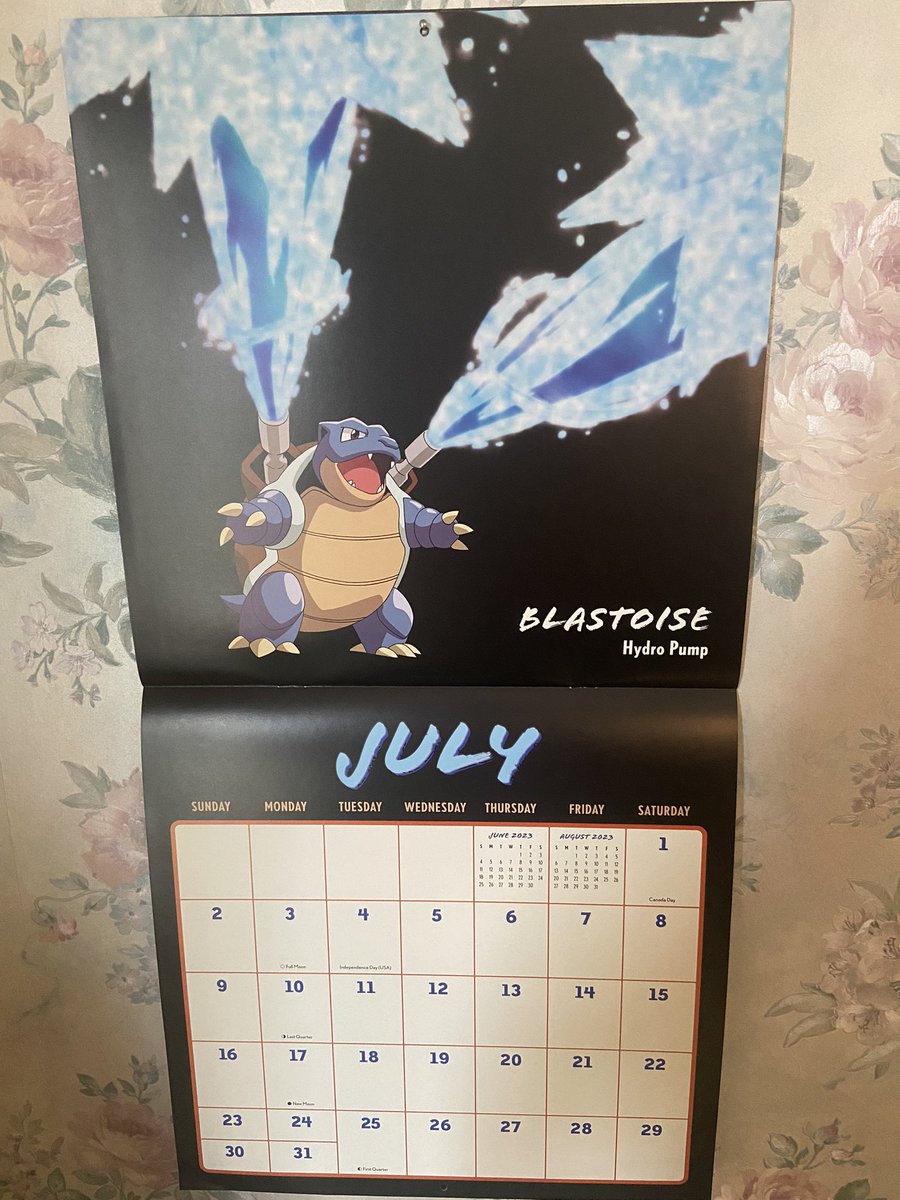 Linkachu's tweet photo. While I don’t have many posters, wall scrolls, photos or pictures hung on the walls in my current home, I always have multiple calendars scattered around the place. The various calendars are typically unique themes, too.

Suddenly realized how much they say about me… 😅 https://t.co/oQFkUhxiTU