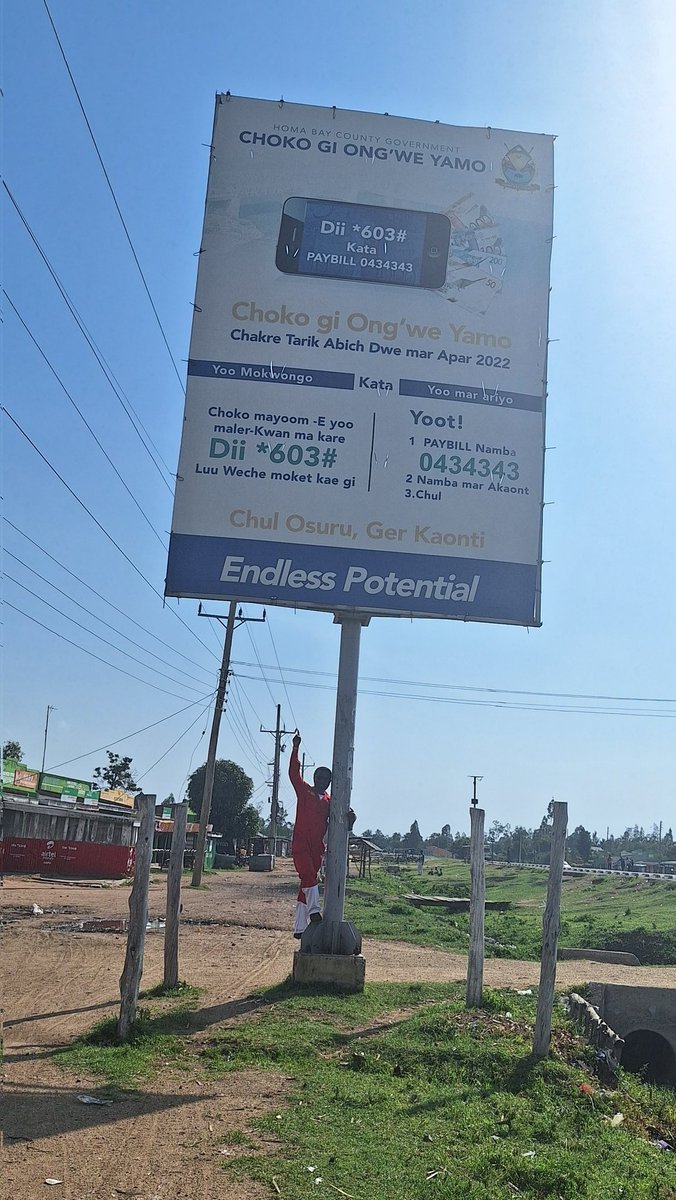 twarria's tweet photo. Choko gi ong'we yamo: translated from #Dholuo to English to mean collecting #taxes through #USSD. Dii *603# means Press *603# @Africastalking is proudly taking #USSD and #SMS services to power the grassroots economy and businesses. @Africastalking #BuildWithAT @HomaBayCountyKE #EndlessPotential Gov. @gladyswanga #PinyLuo Festival Rt. Hon. @RailaOdinga Gov. @AnyangNyongo @KisumuCountyKE Gov. @orengo_james @siayagovt @MigoriCountyGov @OAyacko