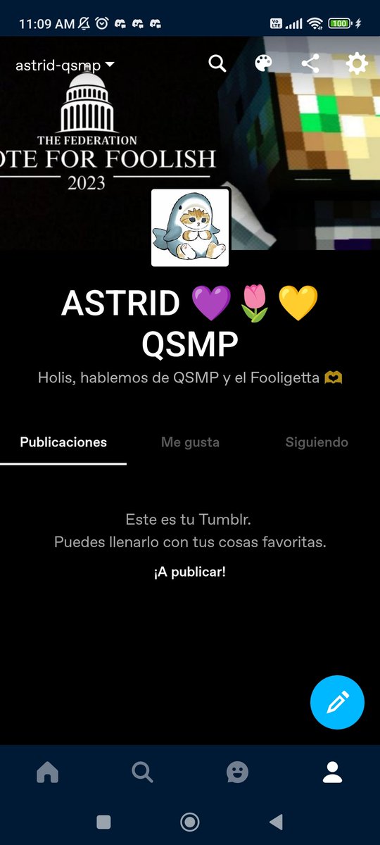 Astridzc6's tweet photo. Lo intentaré hasta que pueda por fin publicar mi Tumblr https://t.co/QHJYJJOz32