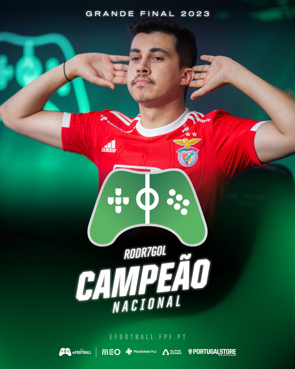 FPFeSPORTS's tweet photo. CAMPEÃO NACIONAL 1V1 🏆 @RODR7GOL É O VENCEDOR DA #FPFGrandeFinal 2023 https://t.co/XXh67jo45G