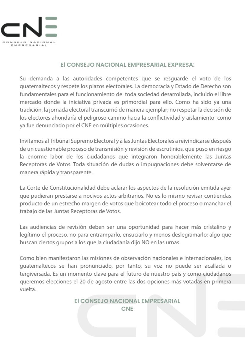 Consejo Nacional Empresarial tweet media