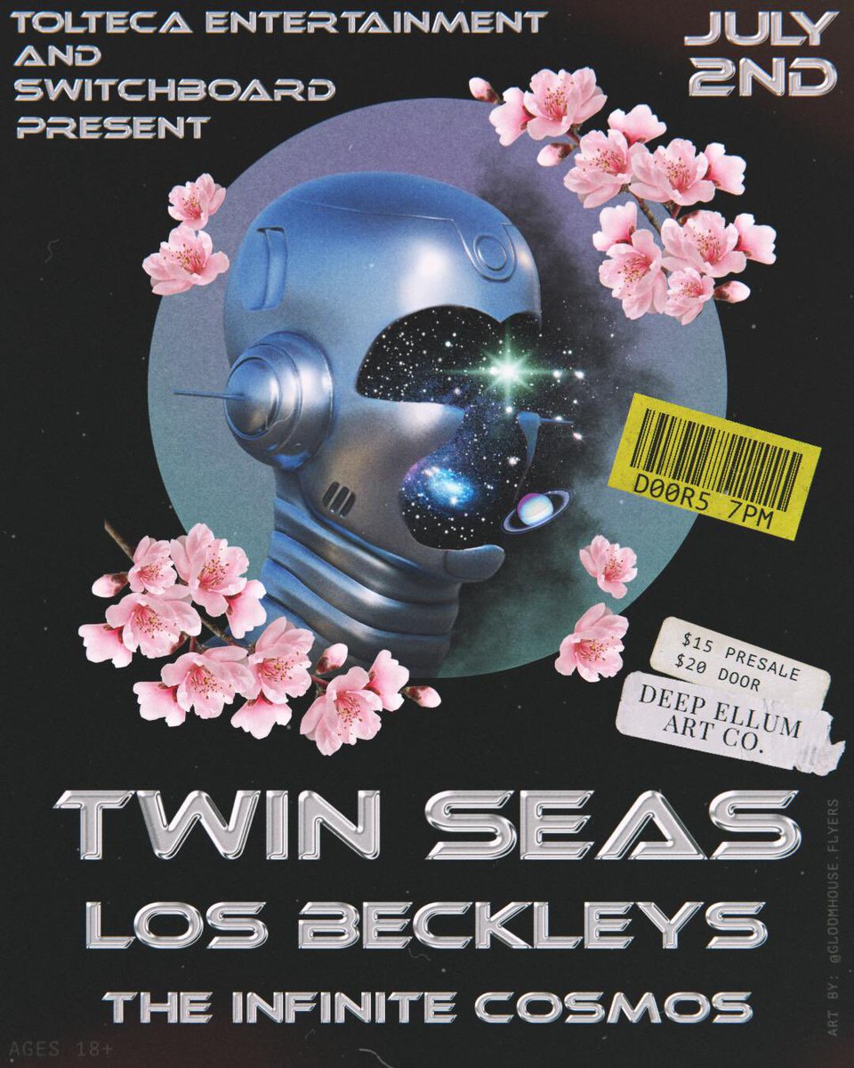 LosBeckleys's tweet image. First day of tour starts today!! Pull up!!
@DeepEllumArtCo