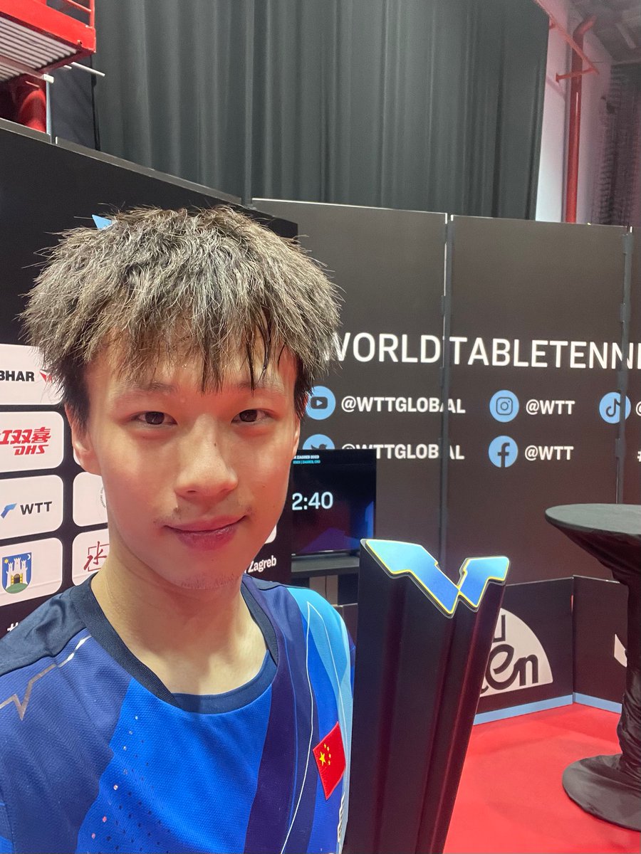 Smile if you're a #WTTZagreb Champion 🥰🏆 

ICYMI, the #WTTContender Zagreb action is on YouTube.com/WTTGlobal 🎥 

#TableTennis #PingPong