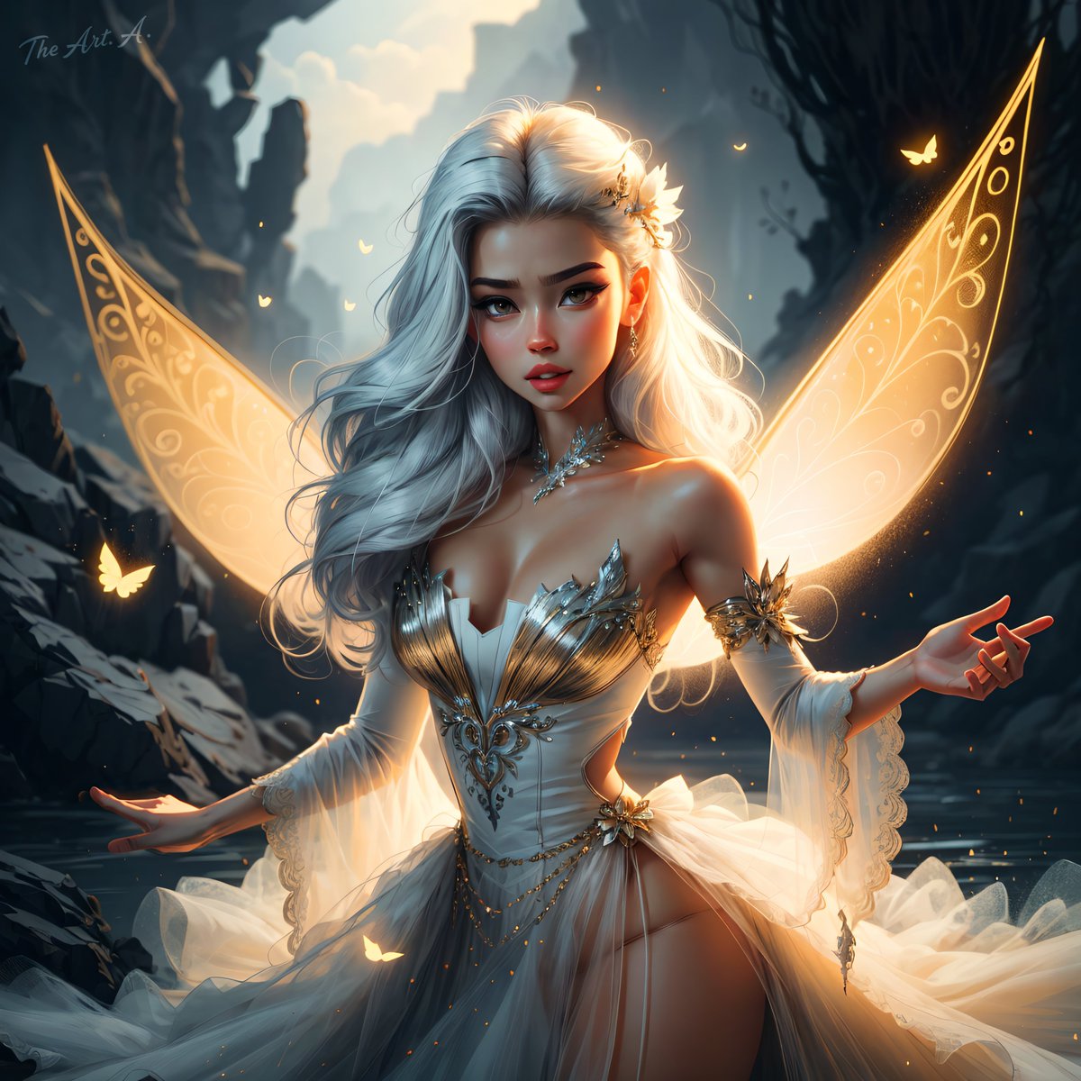 TAalgorithmist's tweet image. The sweet and beautiful fairies are back 🧚‍♀️✨

#beautifulgirl
#digitalart
#digitalartwork
#digitaldrawing
#digitalillustration
#fairy
#fairytail
#fantasy
#fantasyart
#fantasygirl
#forest
#Illustration
#painting
#portraitbeauty
#portraitgirl
#beautywoman
#aiart
#whitehairgirl