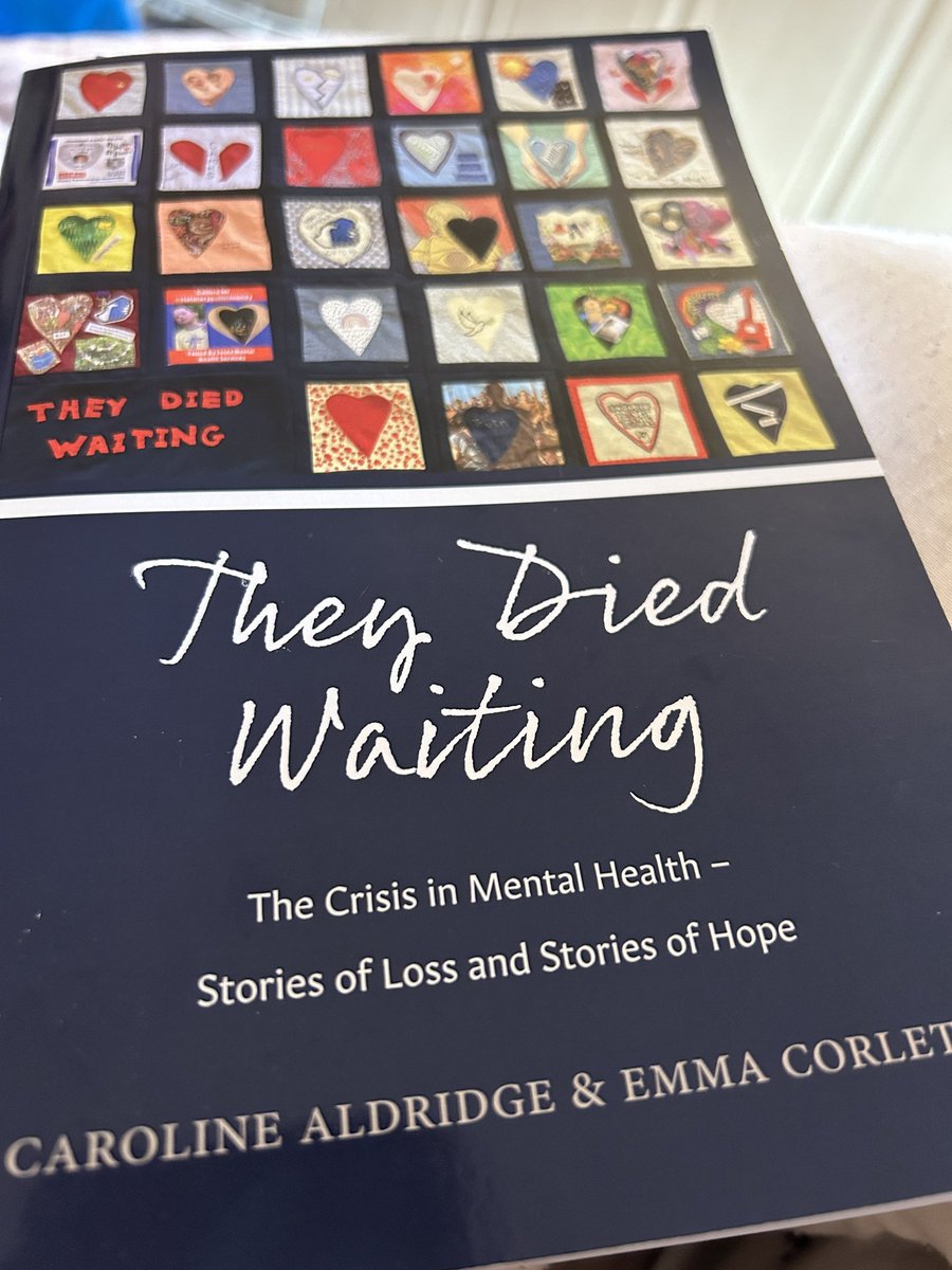 Reading #Theydiedwaiting about the crises in #MentalHealth @campbellclaret .. @TownCloseEmma 

An essential read for those interested in Mental Health with real #Stories of #Hope #Loss + #Crises 

@big_fandango in #Bury is an essential #Community Centre that also needs support 🙌